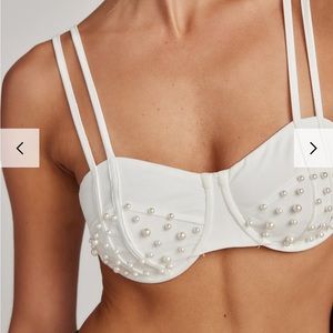 12th Tribe Spotlight White Pearl Bra